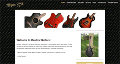 Desktop Screenshot of meadowguitars.com