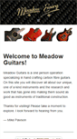 Mobile Screenshot of meadowguitars.com